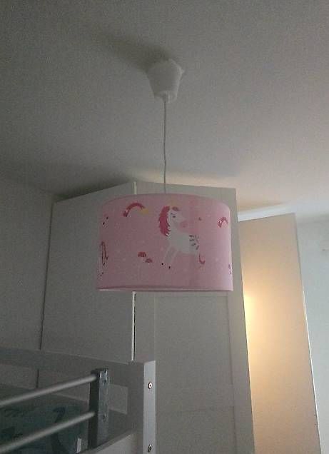 Lampadari & plafoniere: Kinderzimmer Lampe Einhorn Deckenleuchte rosa – Usato da Zürich venduto da Uslu01 1