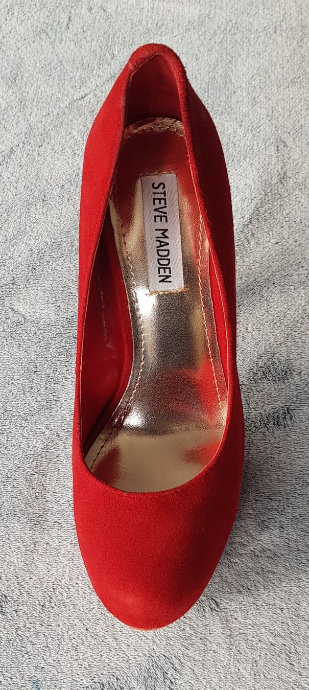 Steve Madden Damenschuhe: Ausgefallene Steve Madden Pumps aussen Echtleder 38 – Gebraucht aus Schlatt TG von Pfusi3 1
