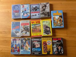 VHS Videokassetten divers