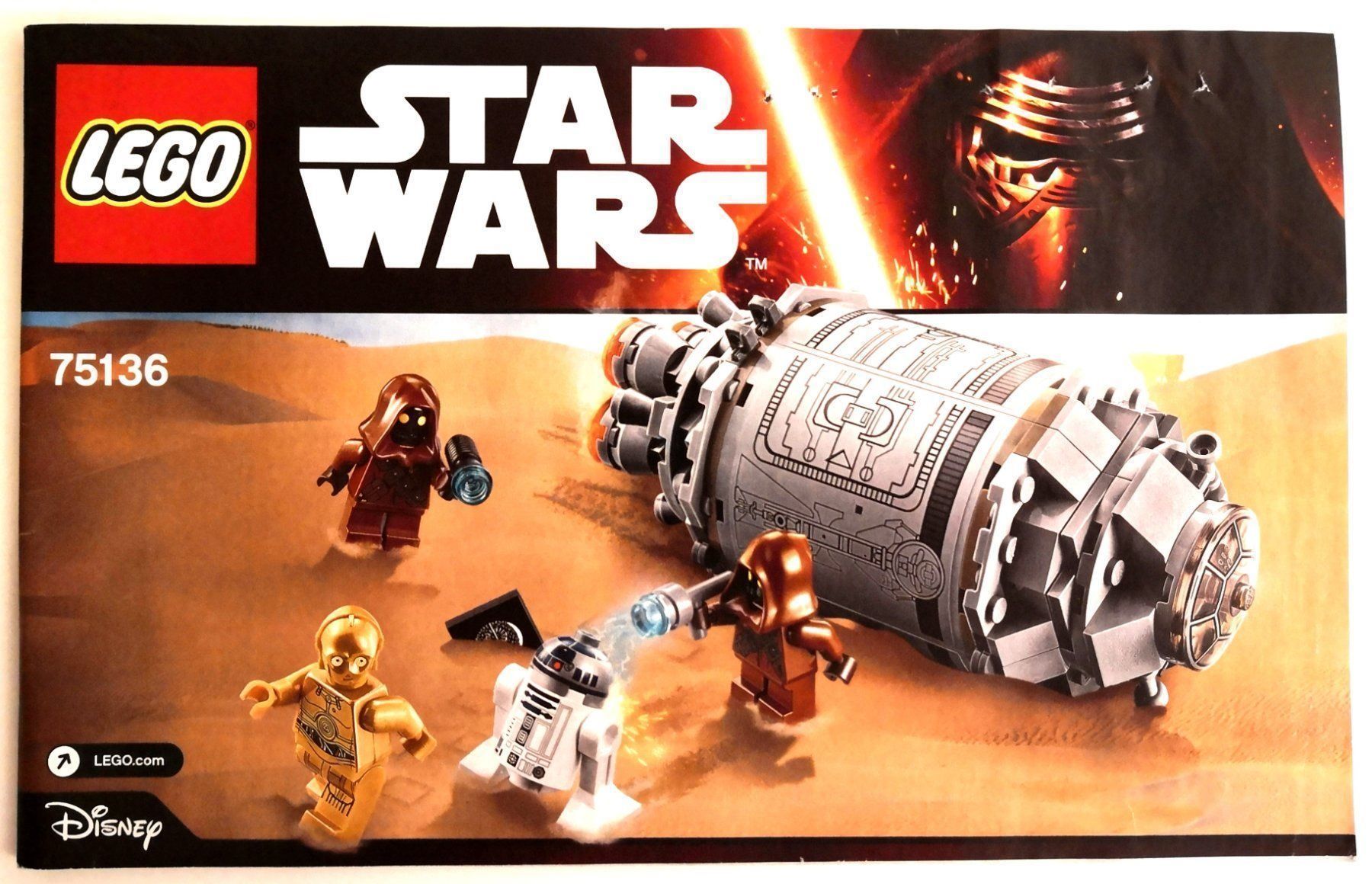 Lego Giocattoli: Anleitung - LEGO 75136 Droid Escape Pod – Usato da Brunnen venduto da Wika-Shop