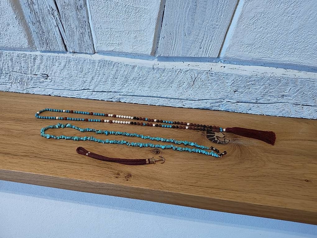 Catenine: Bundle: Kette, Armband und Brillenkette – Usato da Andelfingen venduto da Wiebke_J