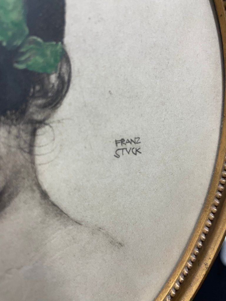 Arts picturaux & lithographies: Franz von STUCK: Jugendstil Portrait – D'occasion à Zürich par pacta_sunt_servanda 2