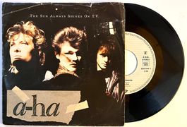45t. A-ha/The sun always shines on TV. (vinyle)