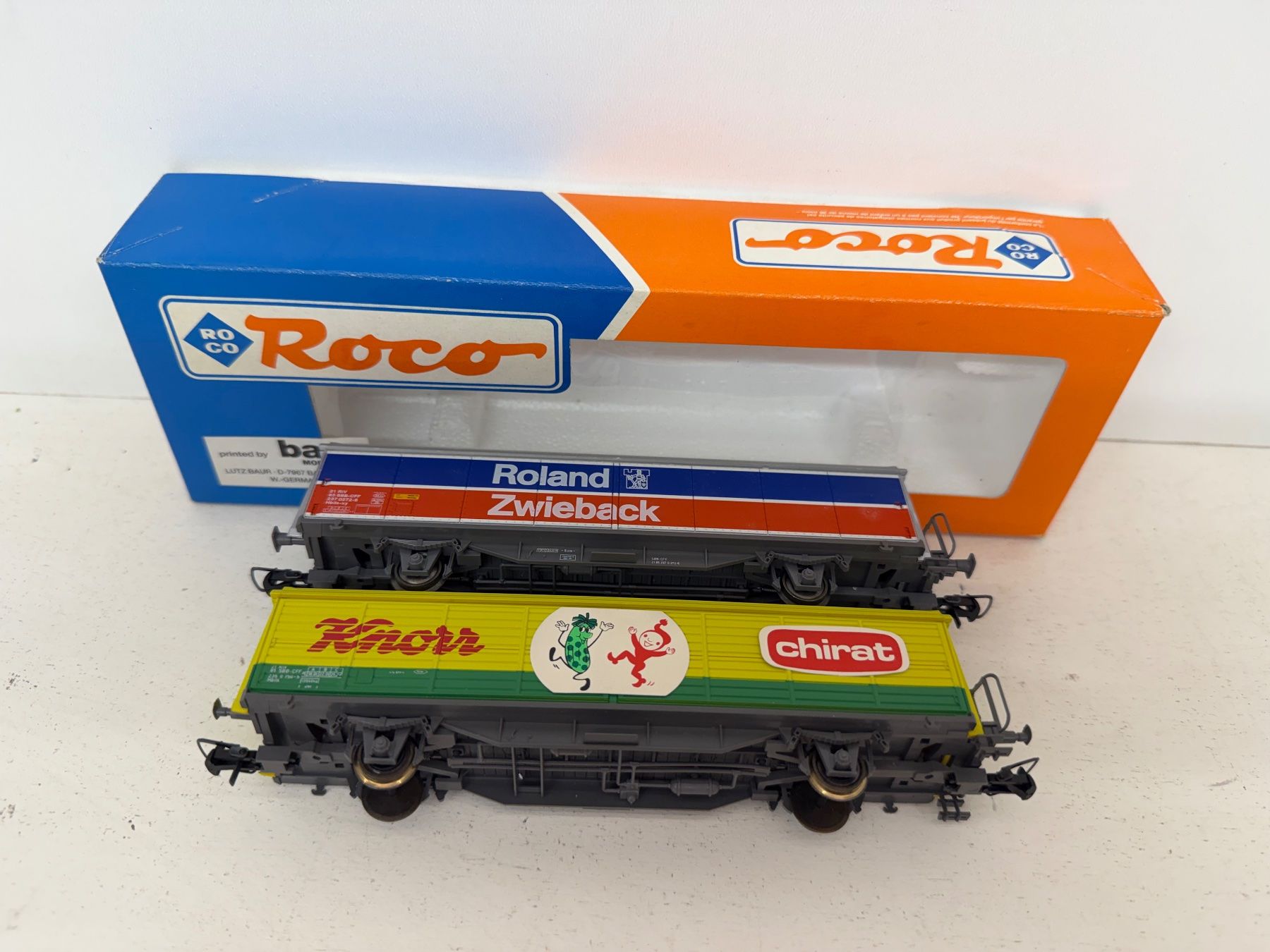 Roco Modellini di ferrovie: 2er SetRoco 291029 Güterwagen / KNORR / Zieback / SBB – Usato da Büsserach venduto da ModellbahnDepot