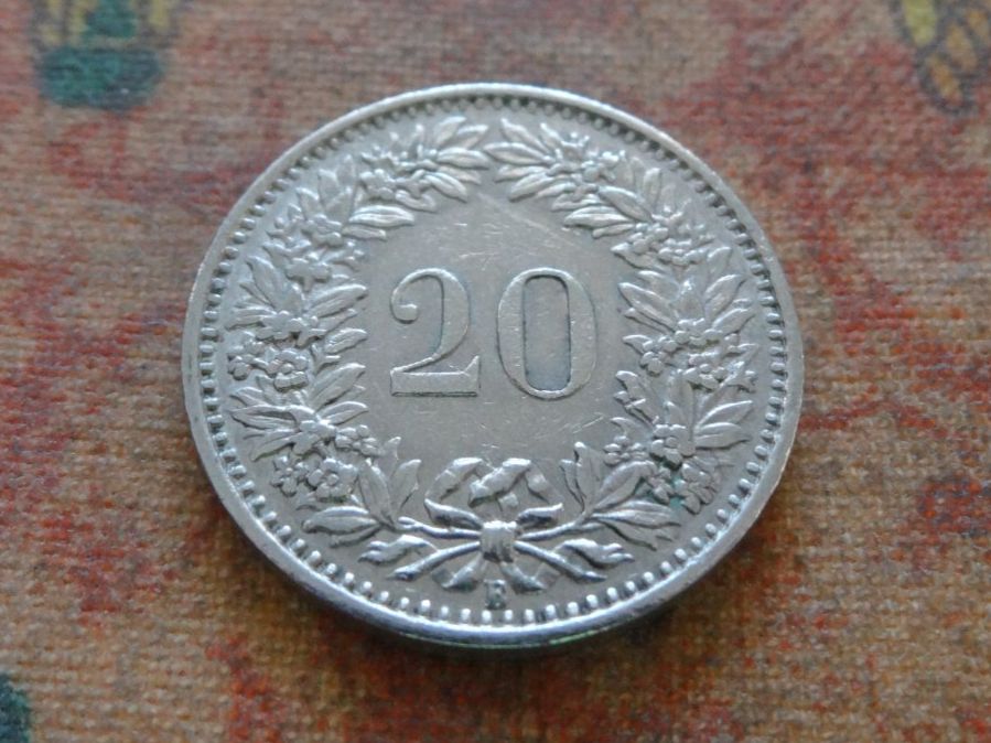 Tutti le monete: 20 Rp. 1960 – Usato da Romanel-sur-Lausanne venduto da Swift13 1