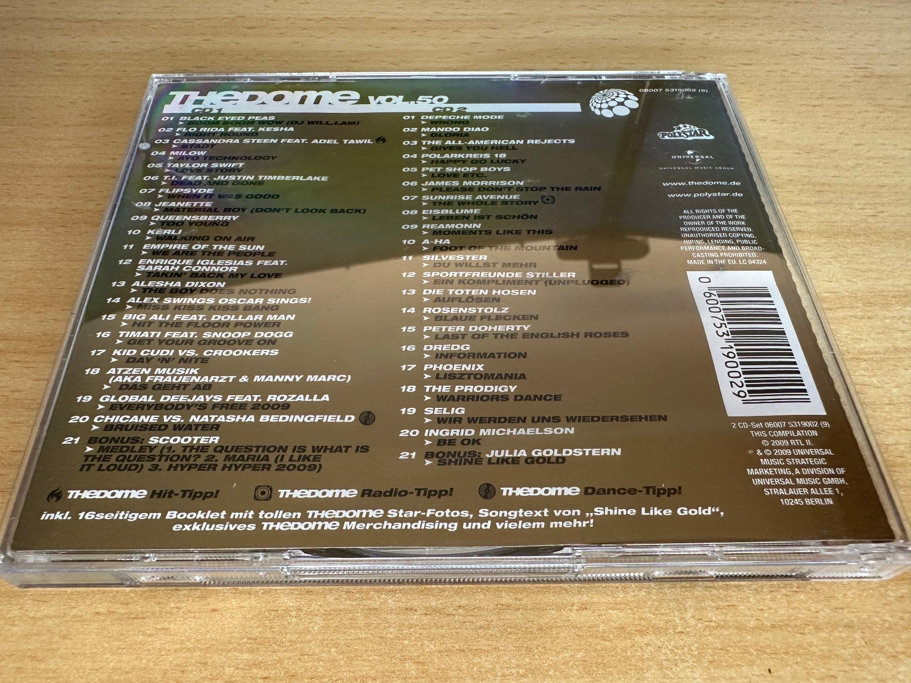 CD: Various – The Dome Vol. 50 - 2 CD – Usato da Rikon im Tösstal venduto da Alpenmutz 1