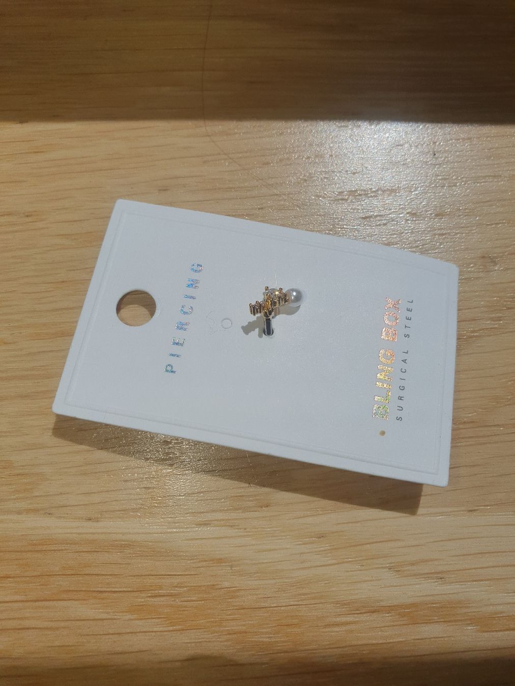 Gioielli per piercing: Neues Bling Box Piercing 💎 – Nuovo e nell'imballaggio originale da Moosseedorf venduto da Sonnenschein.. 2