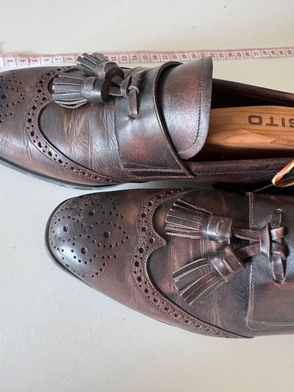 Bally Chaussures hommes: Original BALLY Herren-Tassel-Loafer aus Leder – Grösse 40 – D'occasion à Klingnau par Pfidico 3