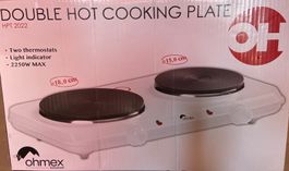 Double Hot Cooking Plate HPT 2022 ohmex Switzerland