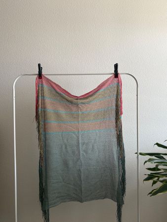 Pashmina mit Fransen