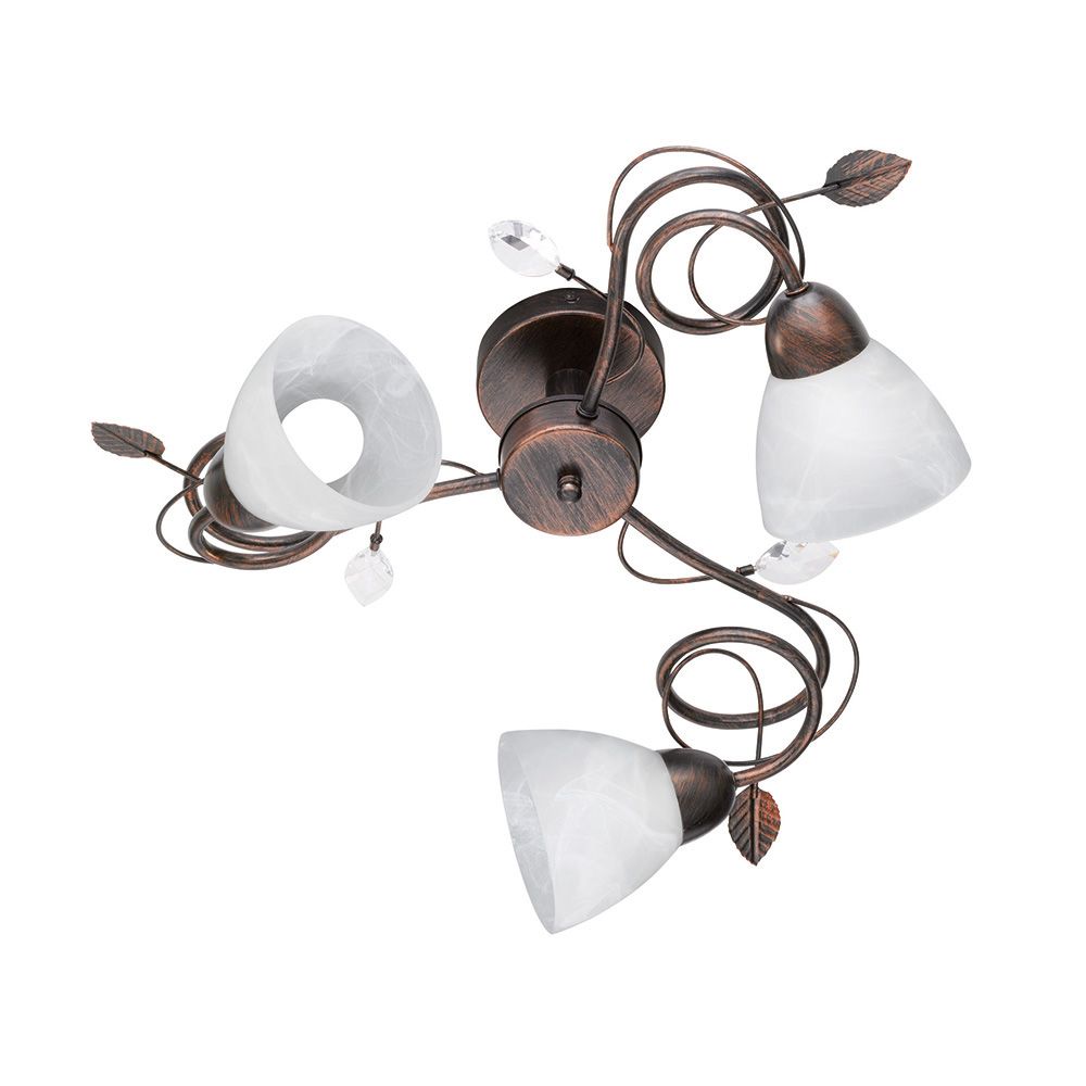Lampadari & plafoniere: Deckenleuchte, Rostfarbig, 61 cm Ø, IP20 – Nuovo (secondo la descrizione) da Kreuzlingen venduto da Smart-Light 1