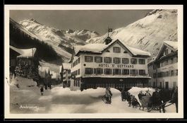 Andermatt, Hotel St Gotthard und verschn