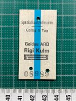 Goldau - ARB Rigi Kulm, Billett, Spezialkontrollmarke
