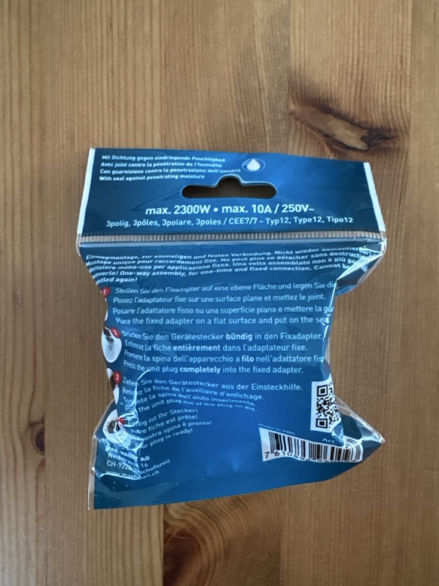 Unità & Adattatore: MH Fixadapter 3polig Typ12 neu ungebraucht – Nuovo e nell'imballaggio originale da Wiesendangen venduto da Saboscha 1