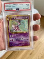 2000 PM Japanese Neo 2 Espeon Holo PSA 9