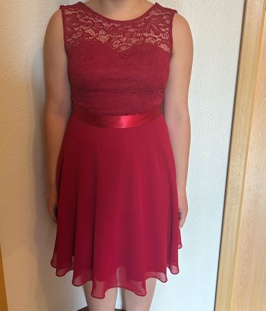 Cocktailkleid rot, Grösse S