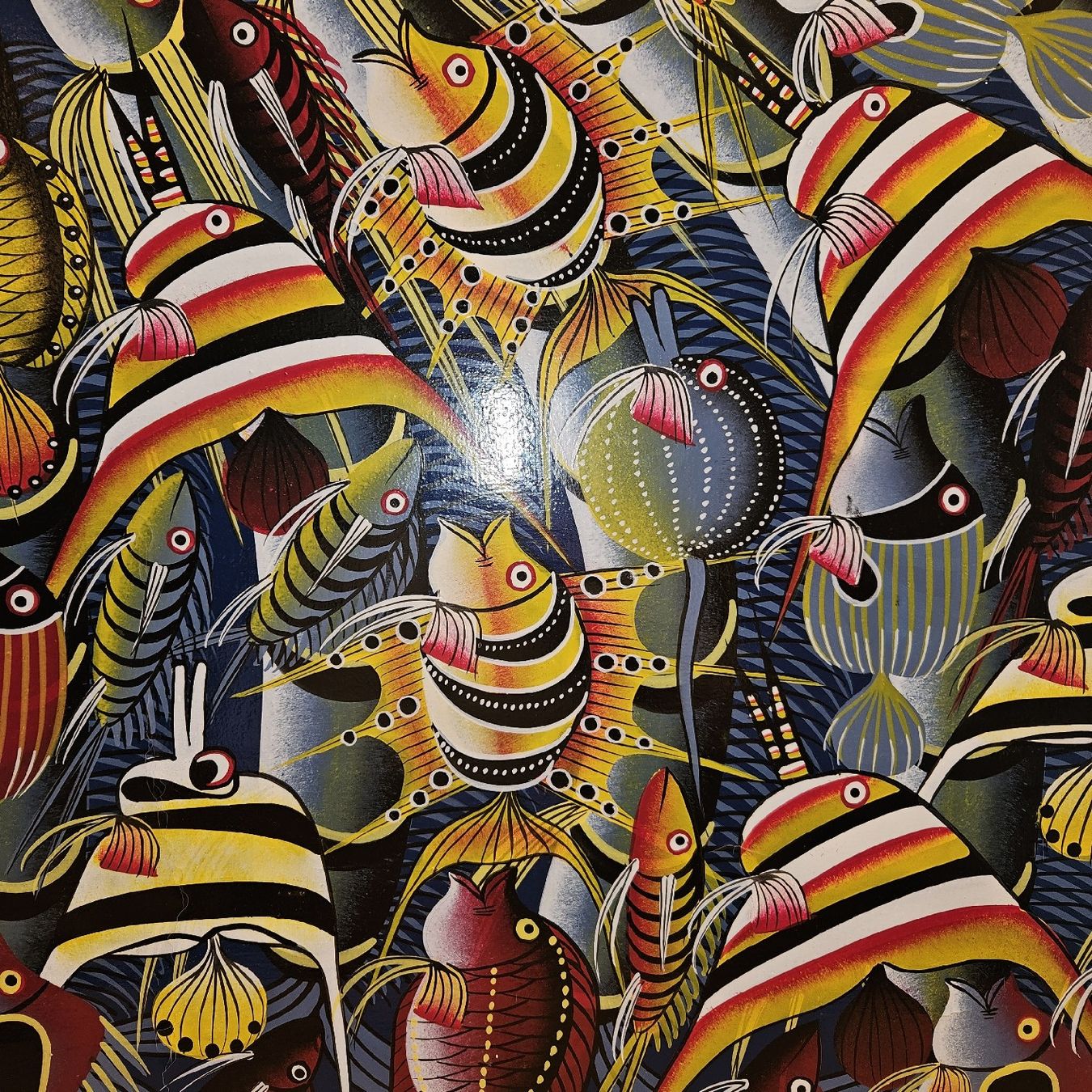 Dipinti: Sakrahl ,  Fischbild, Original, Kunst, Top! – Usato da Kriens venduto da gra_fhn7 1