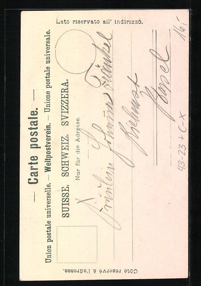 Cartes postales: Basel, Basler Blumenmädchen mit Korb vo – D'occasion à Berlin par bartko-reher 1