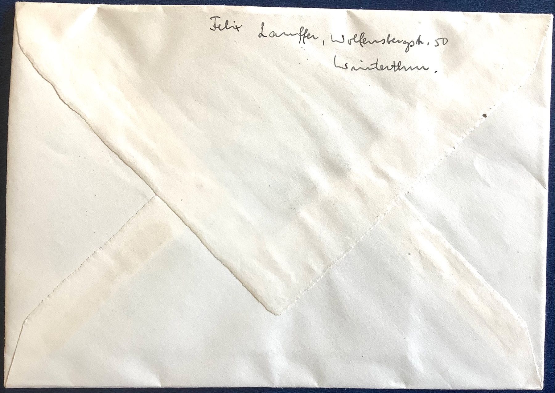 Tutti i francobolli: 1954 / Pro Patria R - Satzbrief - Winterthur – Usato da Liestal venduto da Skunk02 1