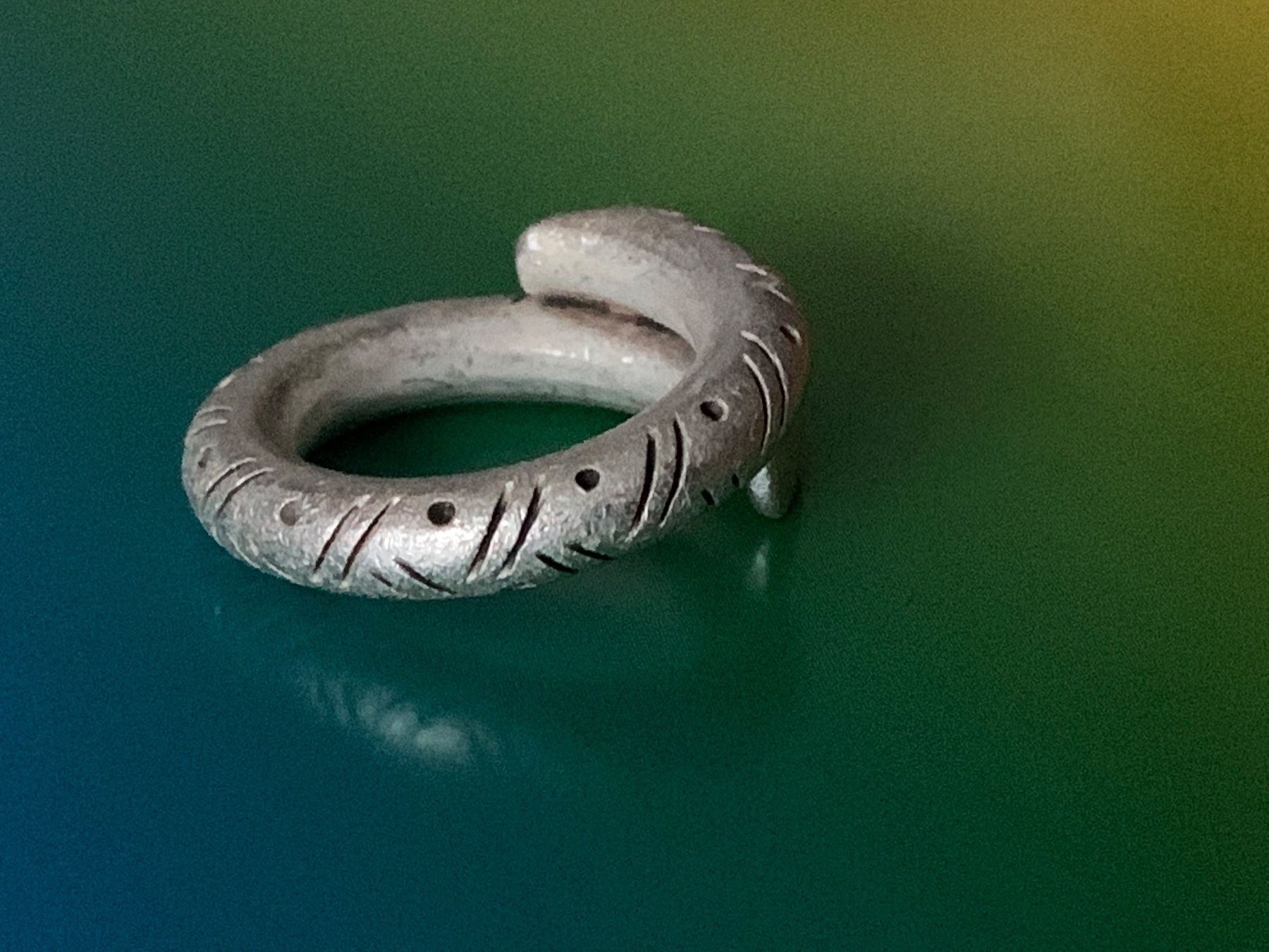 Ringe: Schlangenring abstrakt (50) – Neu und originalverpackt aus Dittingen von Bijoubelle 5