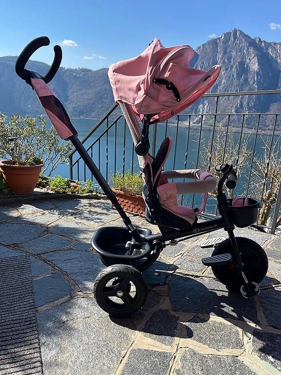 Veicoli per bambini: Triciclo evolutivo rosa  – Usato da Camorino venduto da giu_spa89