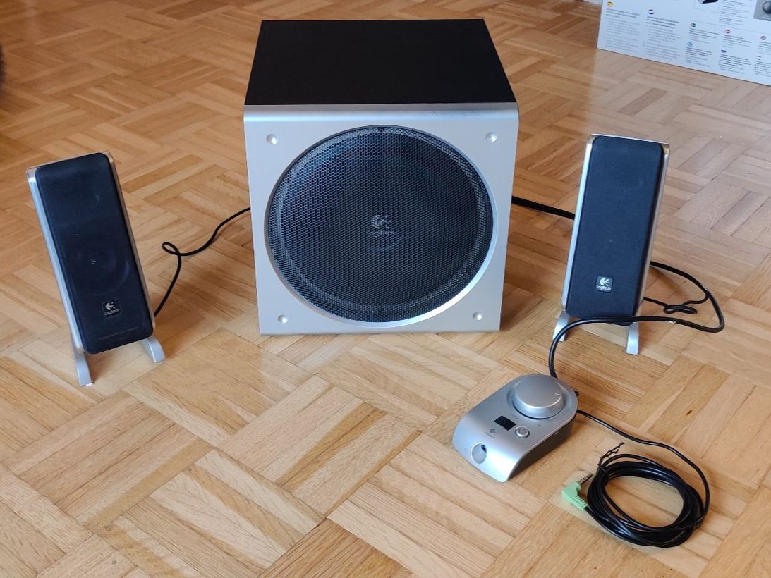 Logitech Lautsprecher: Logitech Z3e 2.1 Speaker System Lautsprecherset – Gebraucht aus Zürich von lbo_sny8