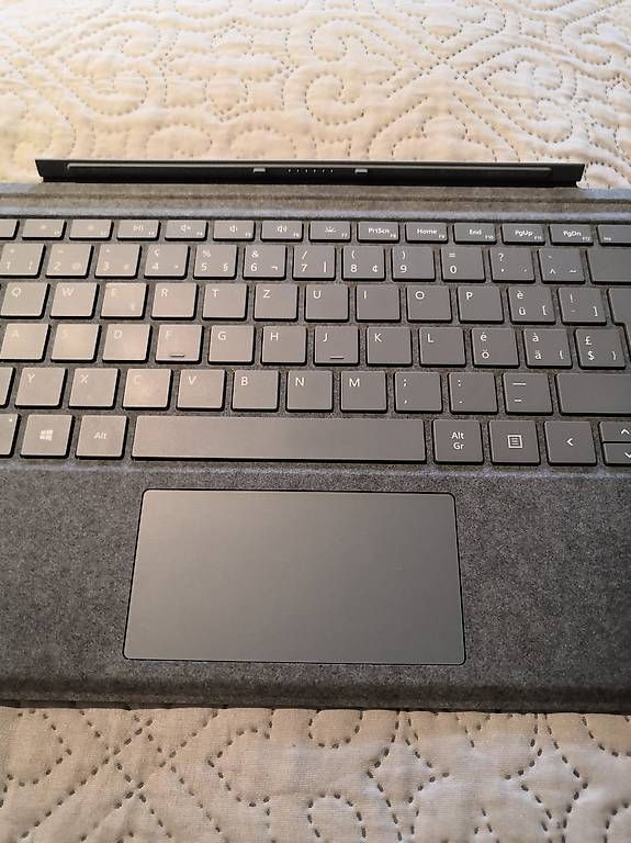 Microsoft Tastiere: Microsoft Surface Pro Signature Type Cover, grau, neuwertig – Usato da Stäfa venduto da miapia1 1