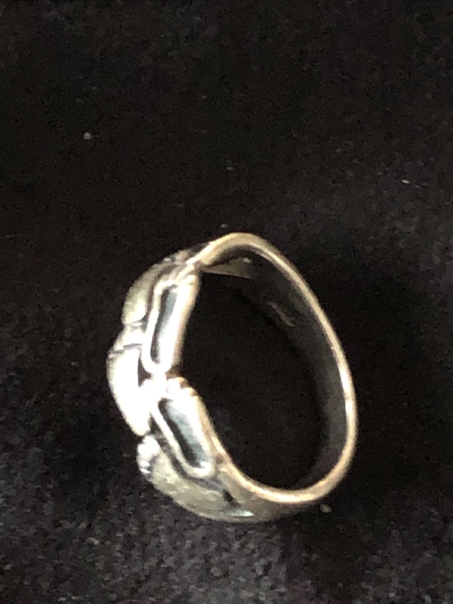 Anelli: Sterling silver Ring 925 Füße Muster 45Gr – Usato da Läufelfingen venduto da Original100 2