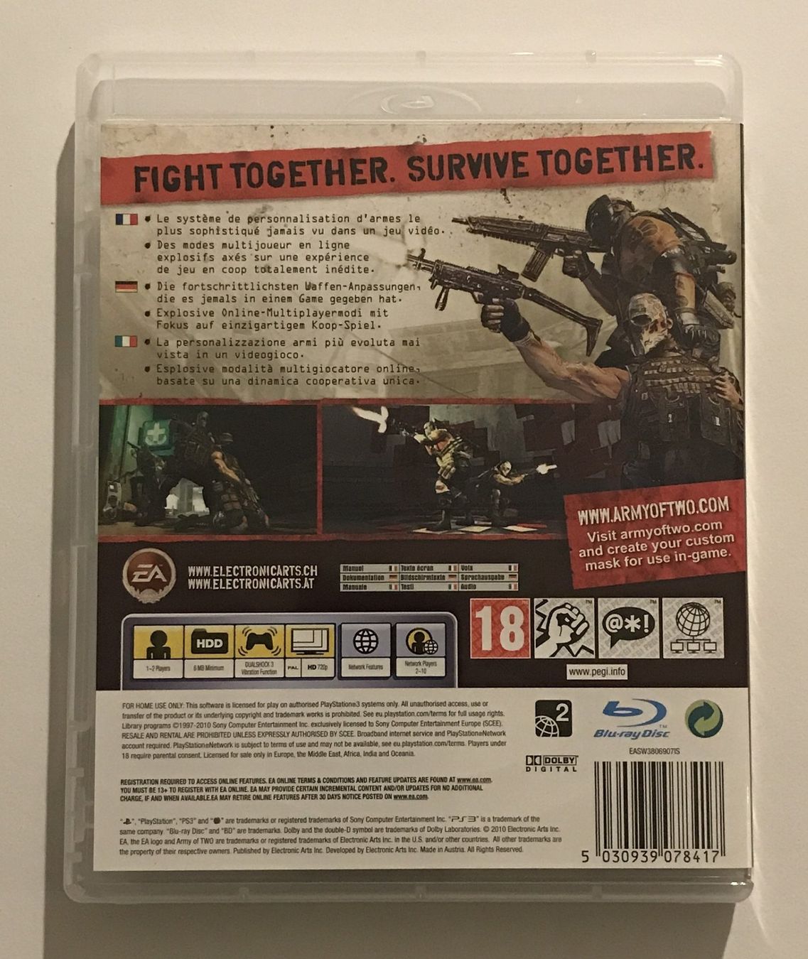 Giochi: PS3 - Army of Two: The 40th Day – Usato da Allschwil venduto da Bullach 2