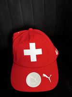 Puma Cap Schweiz rot, neu mit Etikett - Swiss Made!