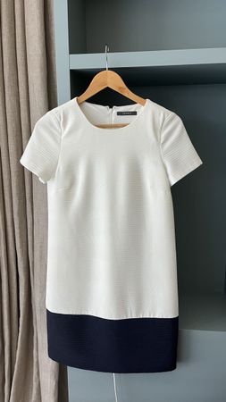 Esprit dress white-blue size 36