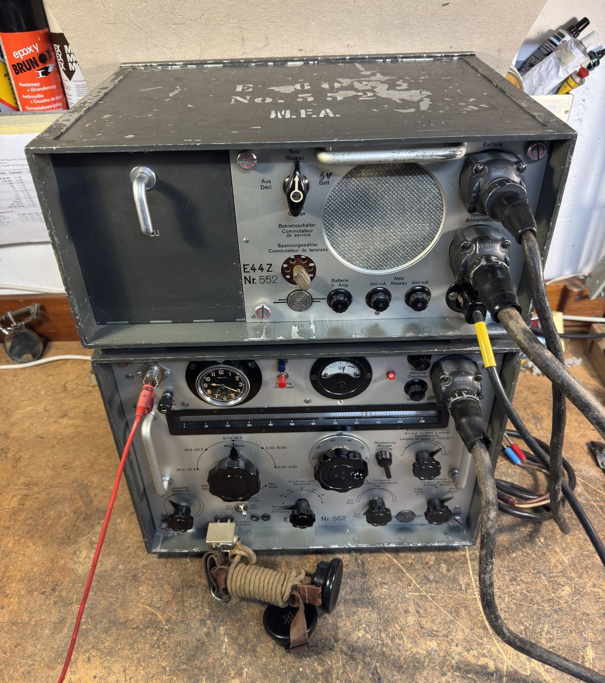 Radiocomunicazione: Autophon E-44 (E-602) Allwellenempfänger – Usato da Ins venduto da funkflieger 9