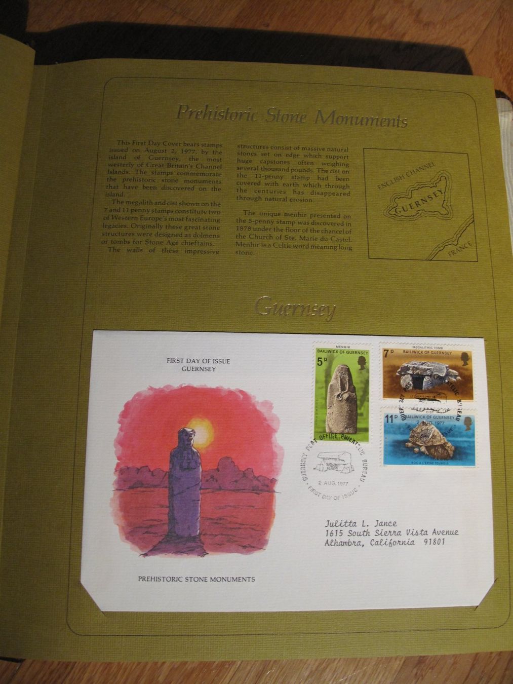 Album: First Day Covers From Around The World 1977 / 78 – Usato da Wil SG venduto da fva01 1