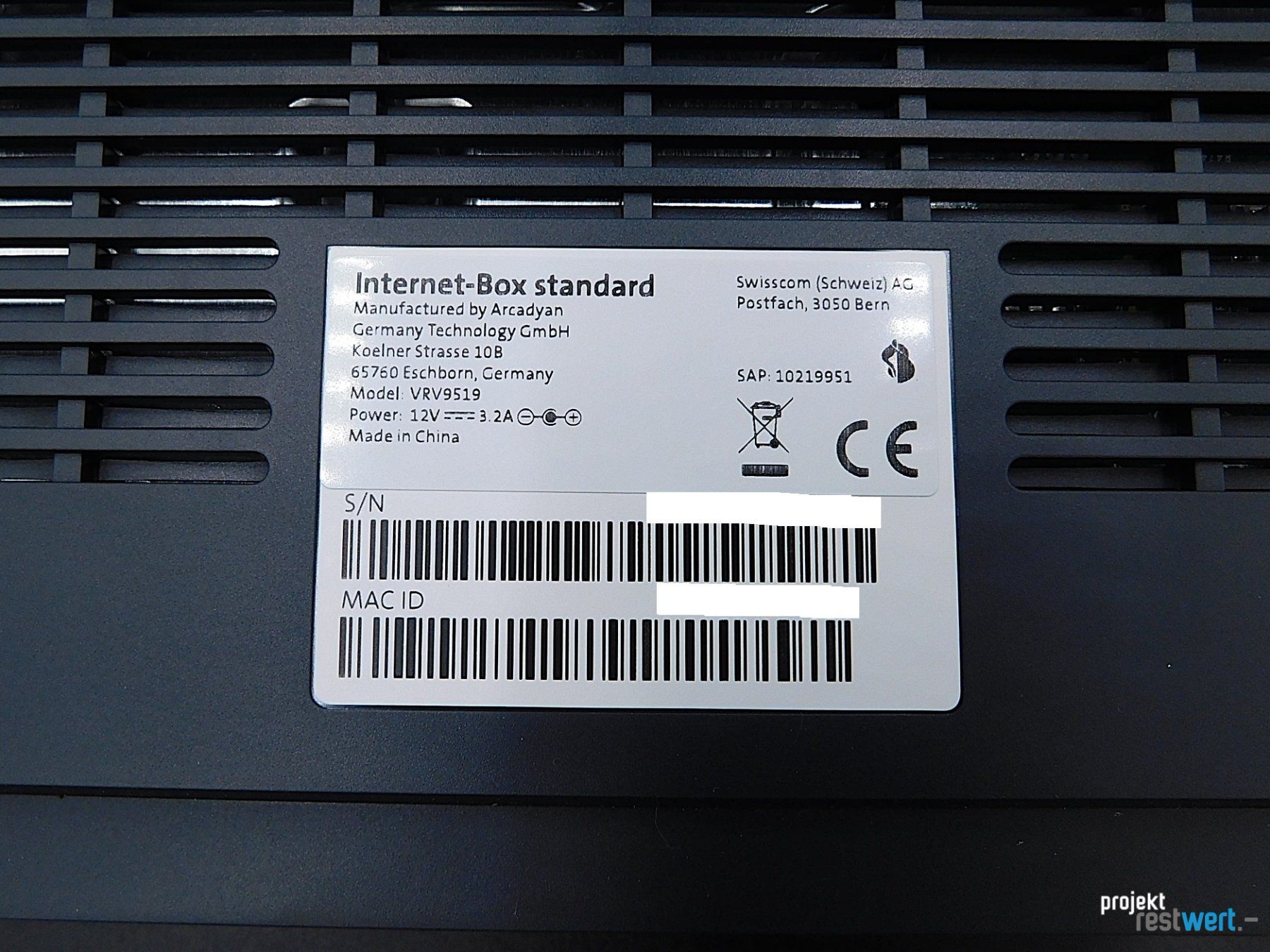 Swisscom Modem & Router: Standard iP  Internetbox von SWISSCOM – Nuovo (secondo la descrizione) da Bülach venduto da restwert_buelach 2