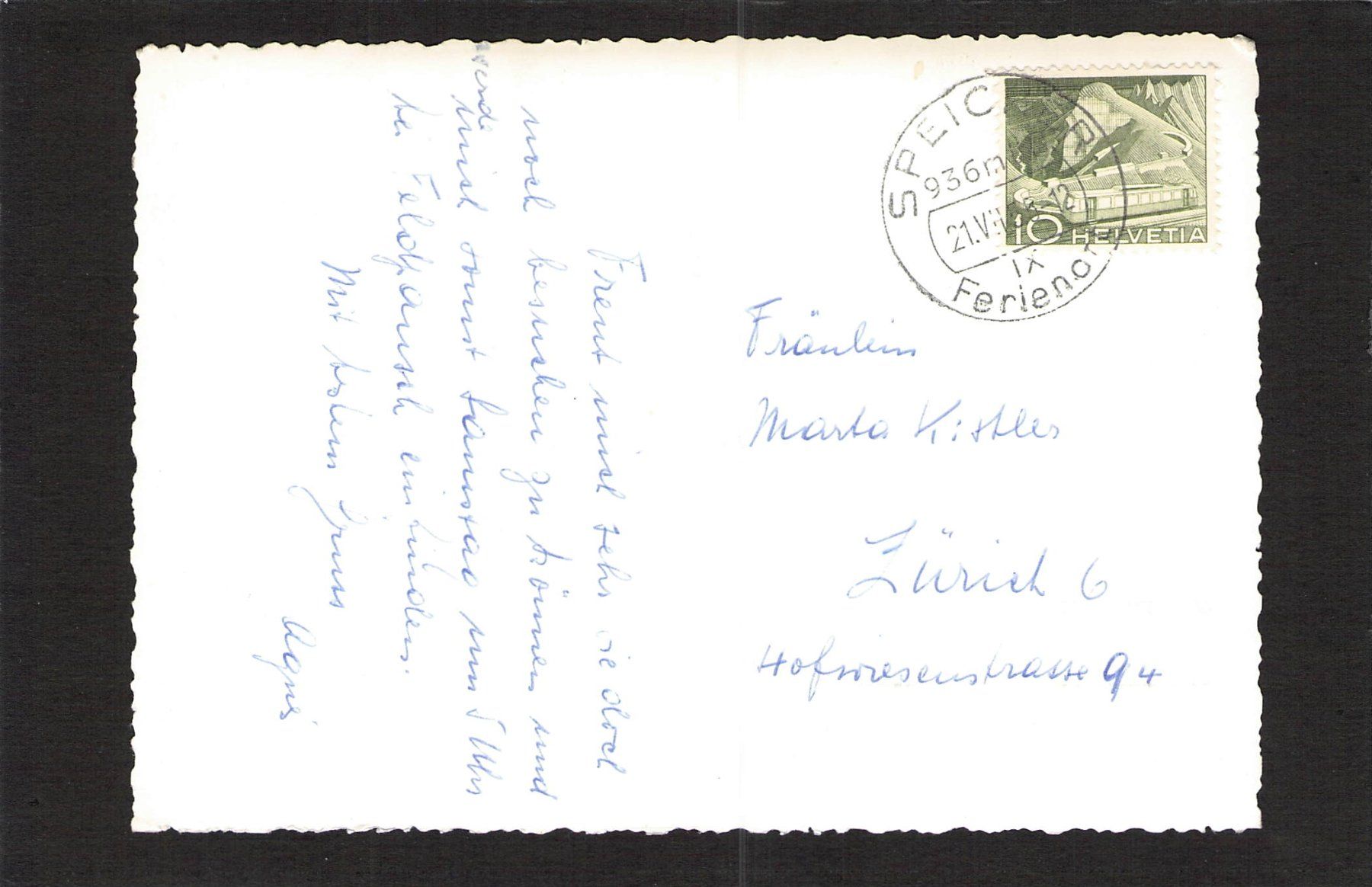 Cartoline postali: Kirchberg SG , gel.1955 – Usato da Reichenburg venduto da Pipo-67 1