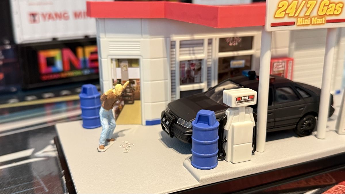 Modellautos: Diorama 24/7 Gas Mini Mart Robocop – Neu (gemäss Beschreibung) aus Basel von Zomeg 6