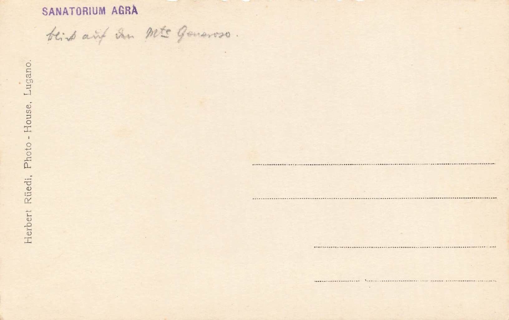 Cartoline postali: Sanatorium Agra TI – Usato da Biasca venduto da Blenio71 1