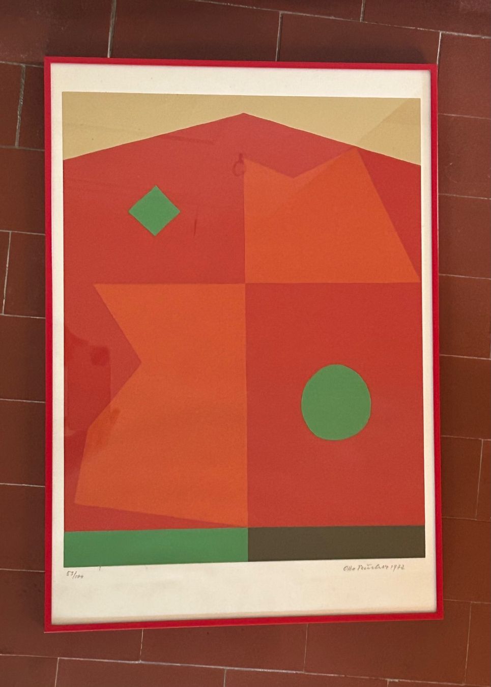 Foto & Immagini: Lithographie Otto Teucher 53/100 – Usato da Rorschacherberg venduto da Svebe