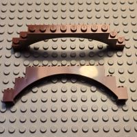 Lego  2x Bogenstein/ Arch 1x12x3 (6108 ) rotbraun