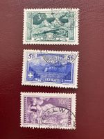 Schweiz 1914 Satz Gebirgslandschaften sauber gestempelt