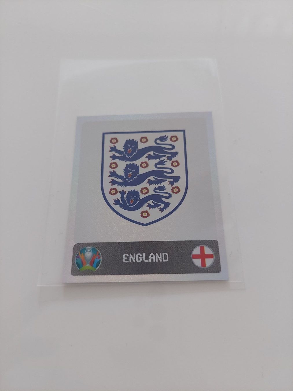 Panini Carte collezionabili: England Wappen/Logo Glitzerbild EM 2020 – Usato da Köniz venduto da Toyscollect