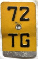 Velo - Nummernschild - TG 72