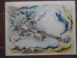 Künstler Werny S. Gegenschatz. Aadorf.  "Paganini".