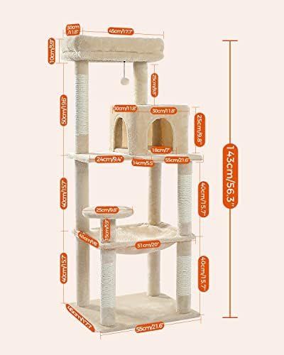 Tiragraffi: Road Kratzbaum 143cm, stabil für grosse Katzen mit – Nuovo e nell'imballaggio originale da Hundwil venduto da tec_mm27 1