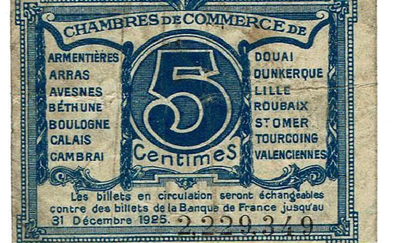 Banconote: Frankreich 5 Centimes 31.12.1925 SS+ – Usato da Steffisburg venduto da ber_8htf 1