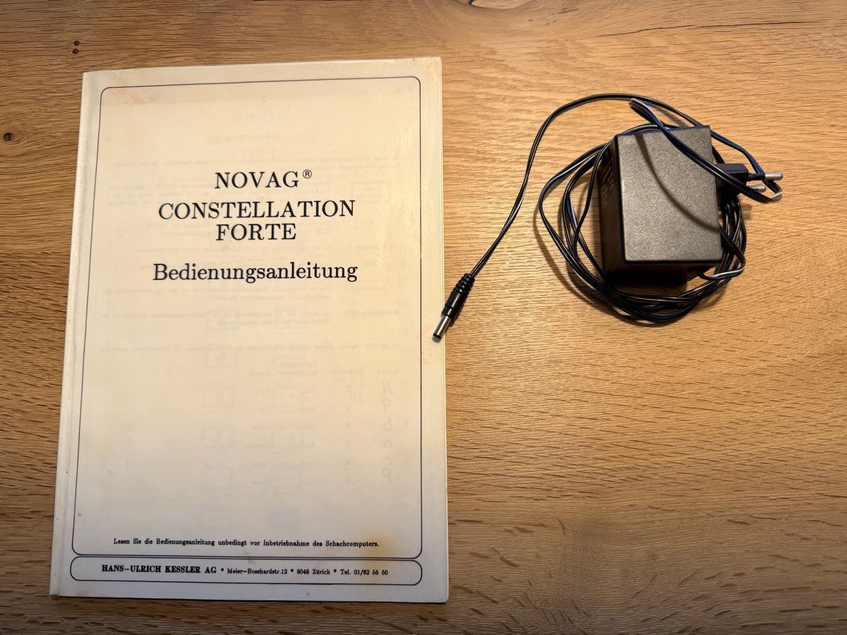 Franz Carl Weber Jeux: Schachcomputer NOVAG – D'occasion à Horgen par Hugo9999 2