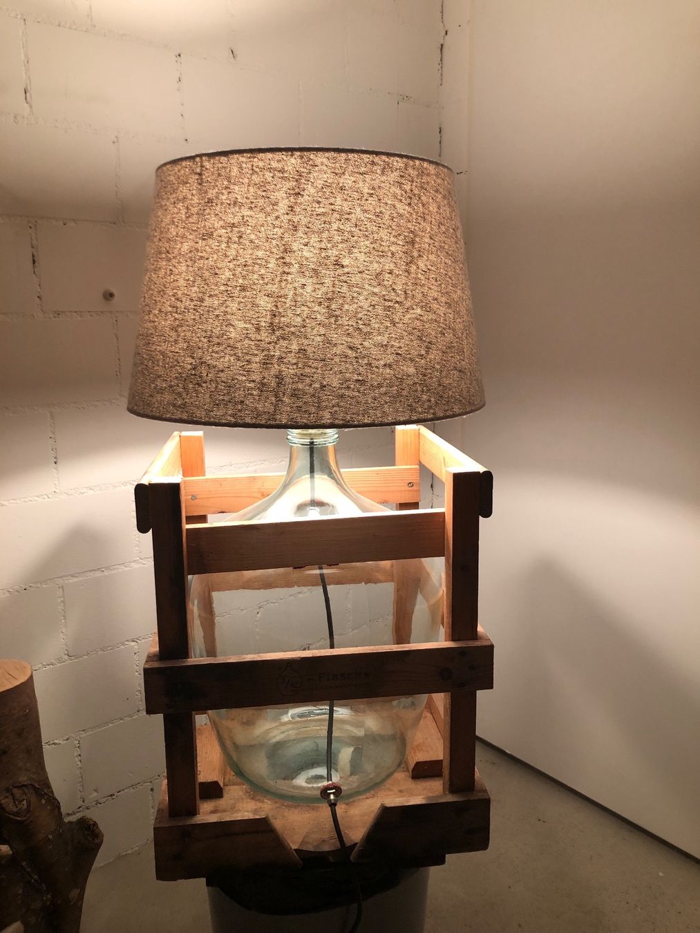Manufactum Lampade: Flaschen-Lampe Upcycling – Usato da Oberwil BL venduto da scorpio70