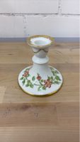 Eleganter Vintage Kerzenständer mit Blumenmuster, 1969