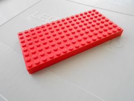 Lego Brick Platten 8x16 Rot