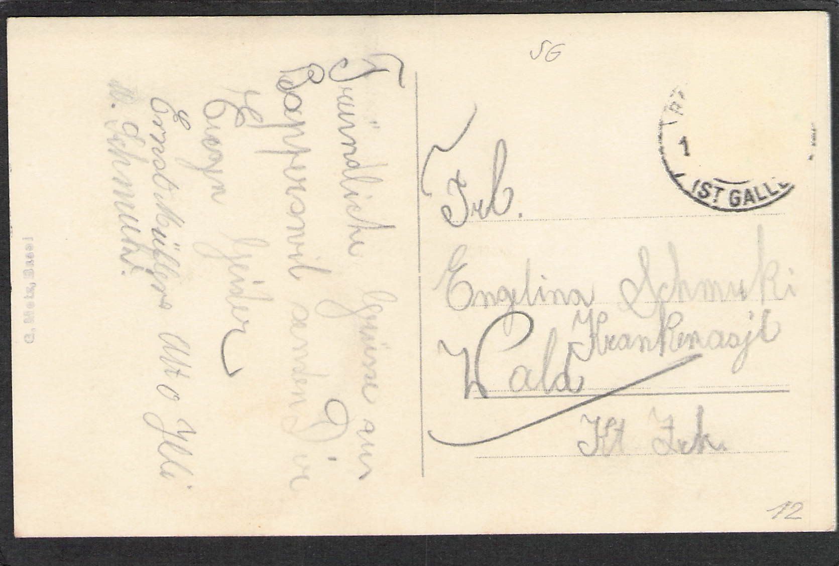 Cartoline postali: -Rapperswil SG , Kloster – Usato da Reichenburg venduto da Pipo-67 1